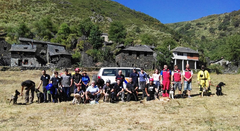 Simulacro de terremoto en Igüeña