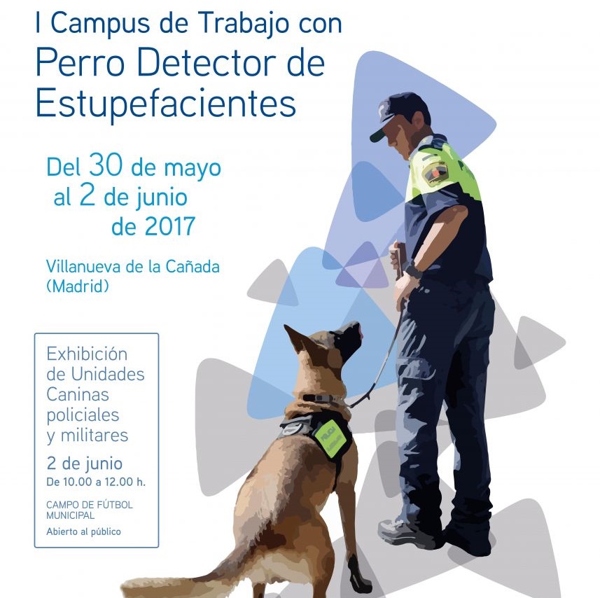 I Campus con perro detector de estupefacientes