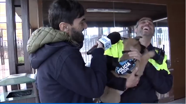 Kión, un policía con mucho olfato