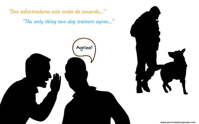 Dos adiestradores sólo están de acuerdo en una cosa