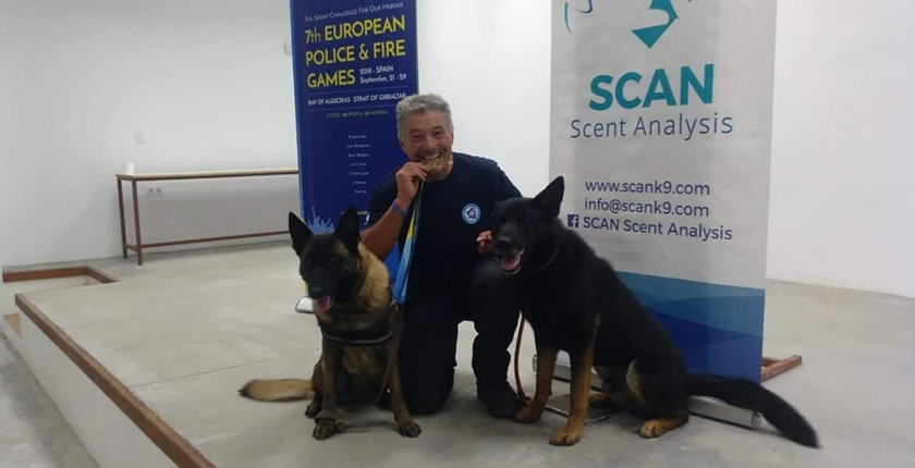 Anka, campeona de rescate en los Juegos Europeos de Policías y Bomberos